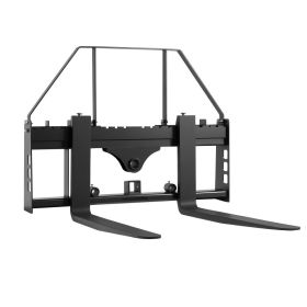 Pallet Fork Frame Attachment With 42-inch Skid Steer Pallet Forks 4000 Lbs (Option: Default)