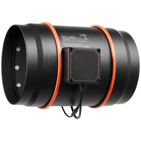 Inline Duct Fan Kit Carbon Filter, 807 CFM 8 Inch EC Motor Exhaust Ventilation Fan With 10-Speed, PWM Controller, App Control, Timer, Cooling For (Option: Default)