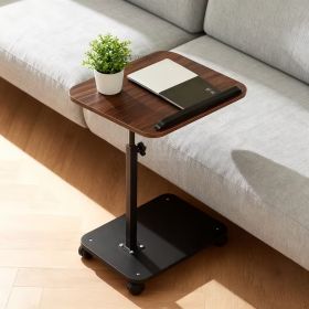 360 Degree Rotating C Shaped Side Table, Adjustable Height Sofa Tray Table for Couch Bed (Model: Upgraded Tray Table)
